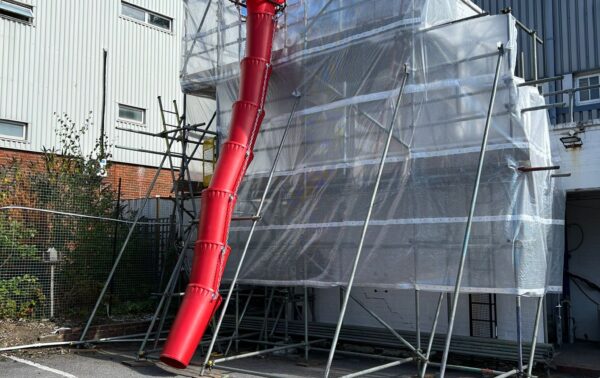 Scaffolding to Accommodate a Stairwell demolition